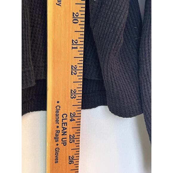 NWT Ivory Ella Women's  XL Black Polar Bear Fairisle Waffle Knit Long Sleeve Top - Picture 6 of 7